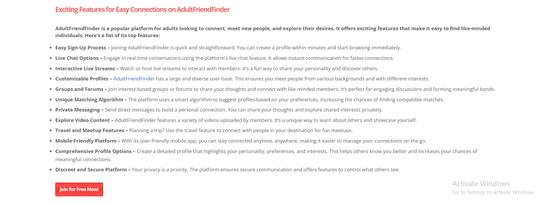 AdultFriendFinder USA – meet local singles