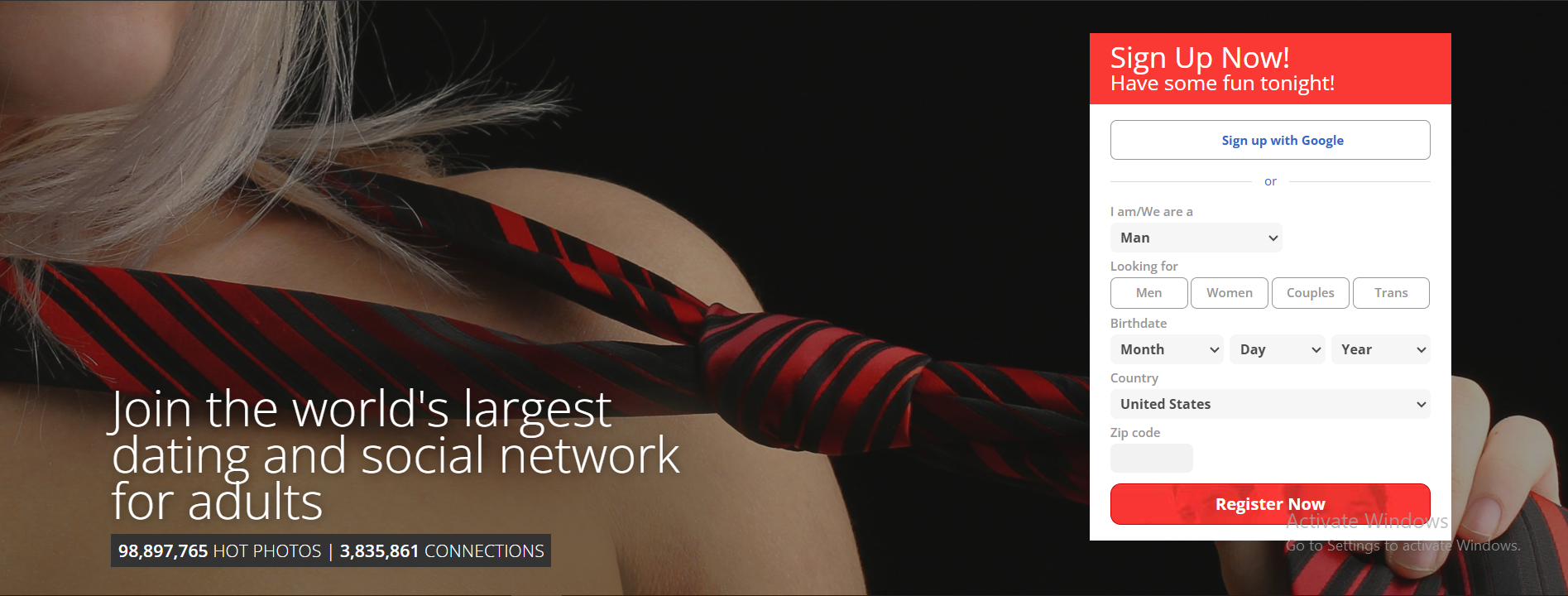 AdultFriendFinder members worldwide