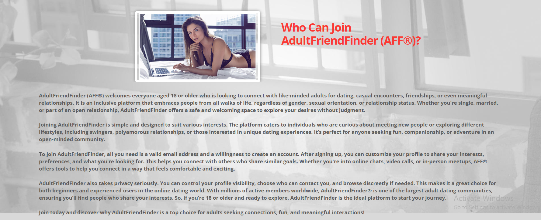 AdultFriendFinder – casual dating USA